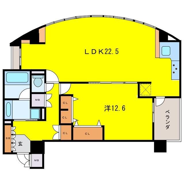 間取り図 グレンパーク梅田北