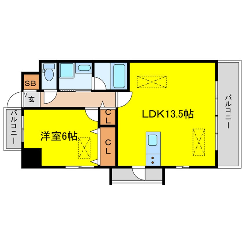 間取図 NORTH　VILLAGE壱番館