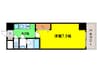 ONE ROOF FLAT FUKUSHIMA 1Kの間取り