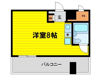 間取図 リーガル塚本Ⅲ
