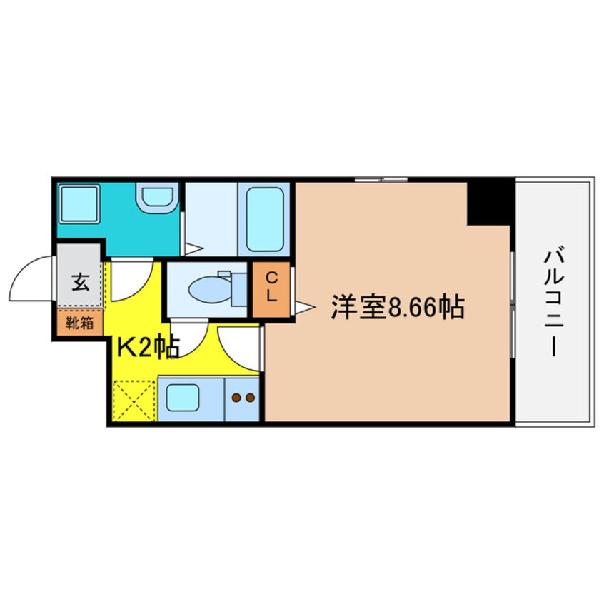 間取図 サンライト吉野Ⅱ