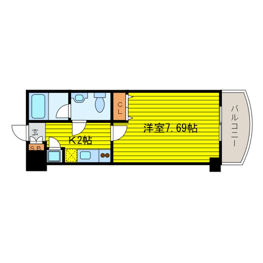 間取図 ライブコート北梅田