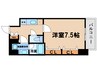 パークフラッツ野田阪神駅前 1Kの間取り