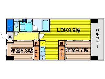 間取図 ルチューレ西梅田