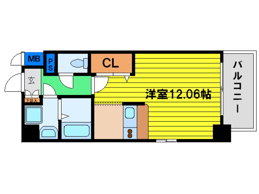 間取図 エスリード福島リバーフロント