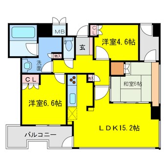 間取図 ローレルタワーサンクタス梅田