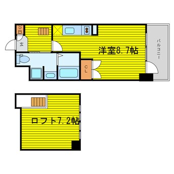 間取図 エスリード大阪シティーウエスト