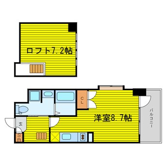 間取図 エスリード大阪シティーウエスト