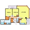Ｄグラフォート大阪NYタワー 2LDKの間取り