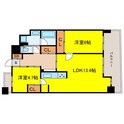 アーバンビュー西梅田の間取図