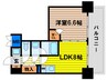 アルグラッド福島ＷＥＳＴ 1LDKの間取り