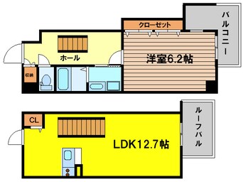 間取図 オアシス梅田