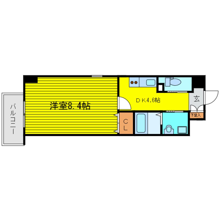 間取図 オアシス梅田