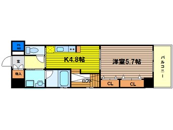 間取図 ＡＲＲＯＷ　ＦＩＥＬＤＳ　貳番館