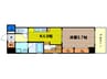 ＡＲＲＯＷ　ＦＩＥＬＤＳ　貳番館 1DKの間取り