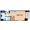 M.hills西本町 1Rの間取り