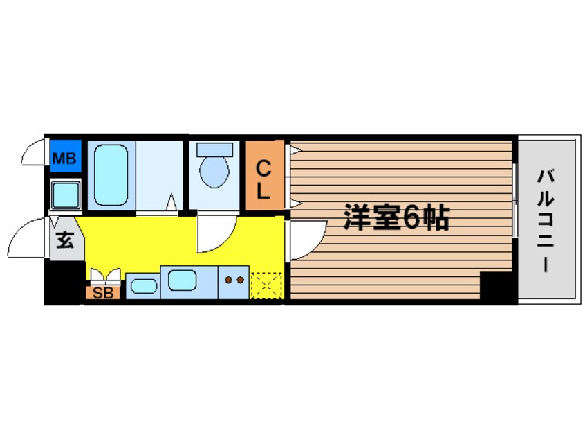 間取図 プレサンス中之島公園グラシア