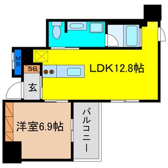 間取図 リバーサイドタワー中之島
