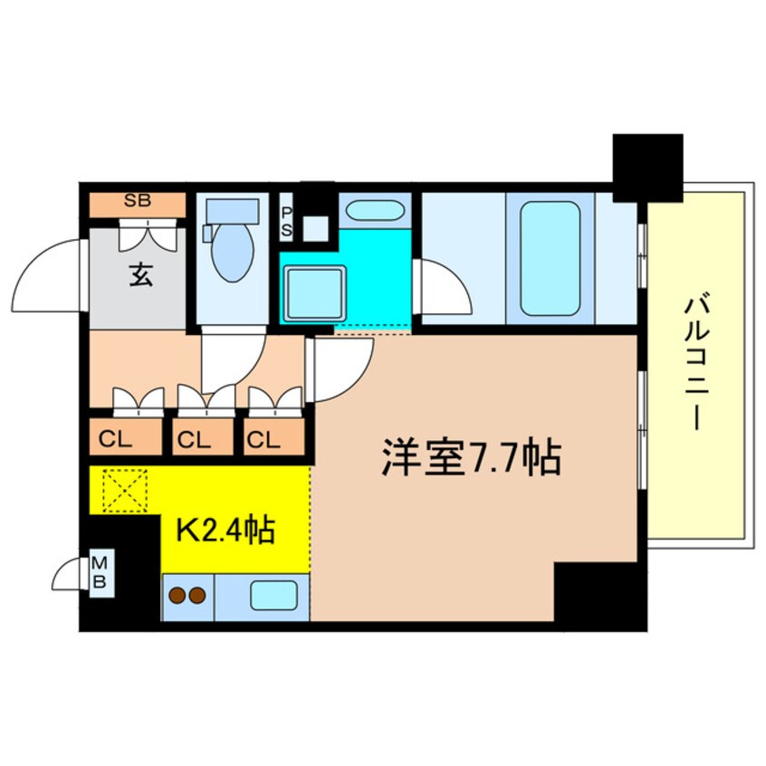 間取図 リーガル新福島