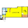 堂島レジデンス 1LDKの間取り