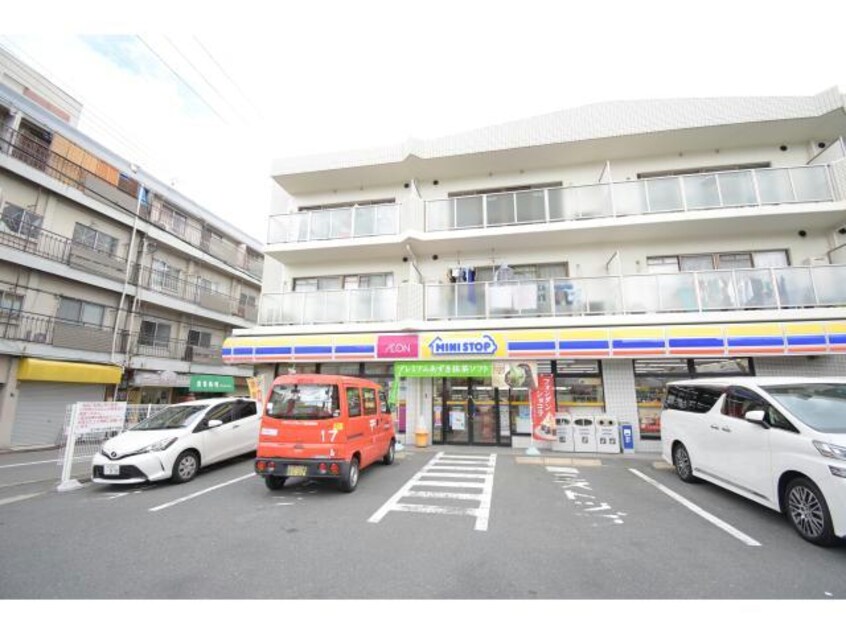 ミニストップ柏里2丁目店(コンビニ)まで401m おおきに花川サニーアパートメント