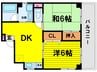 グランドＩＳ 2DKの間取り
