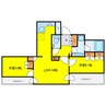 ザ梅田タワー 2LDKの間取り