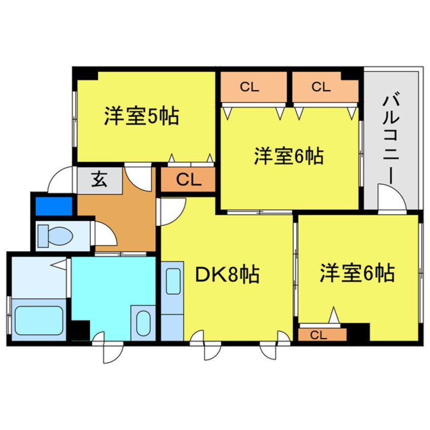 間取図 ロベリア弐番館