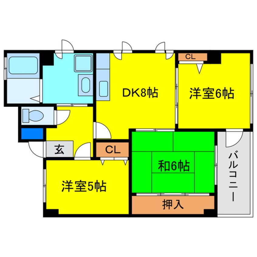 間取図 ロベリア弐番館