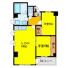 ロベリア弐番館 2LDKの間取り