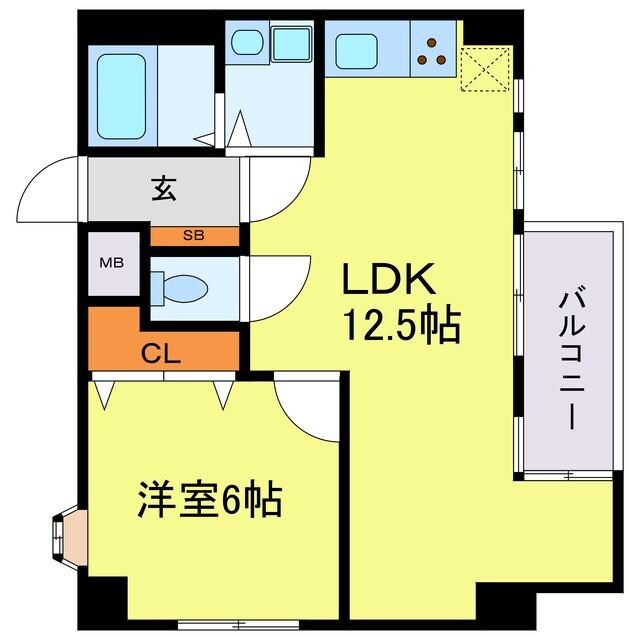 間取り図 Ｂ・ＬＩＢＥＲＩ