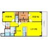 ＢＥＬＩＳＴＡタワー福島 2LDKの間取り