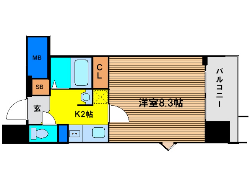 間取図 レジデンス中之島