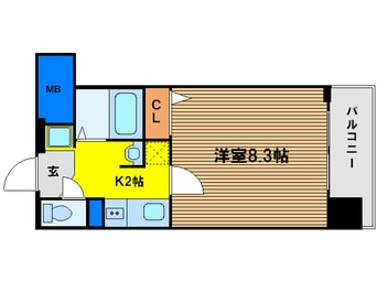 間取図 レジデンス中之島