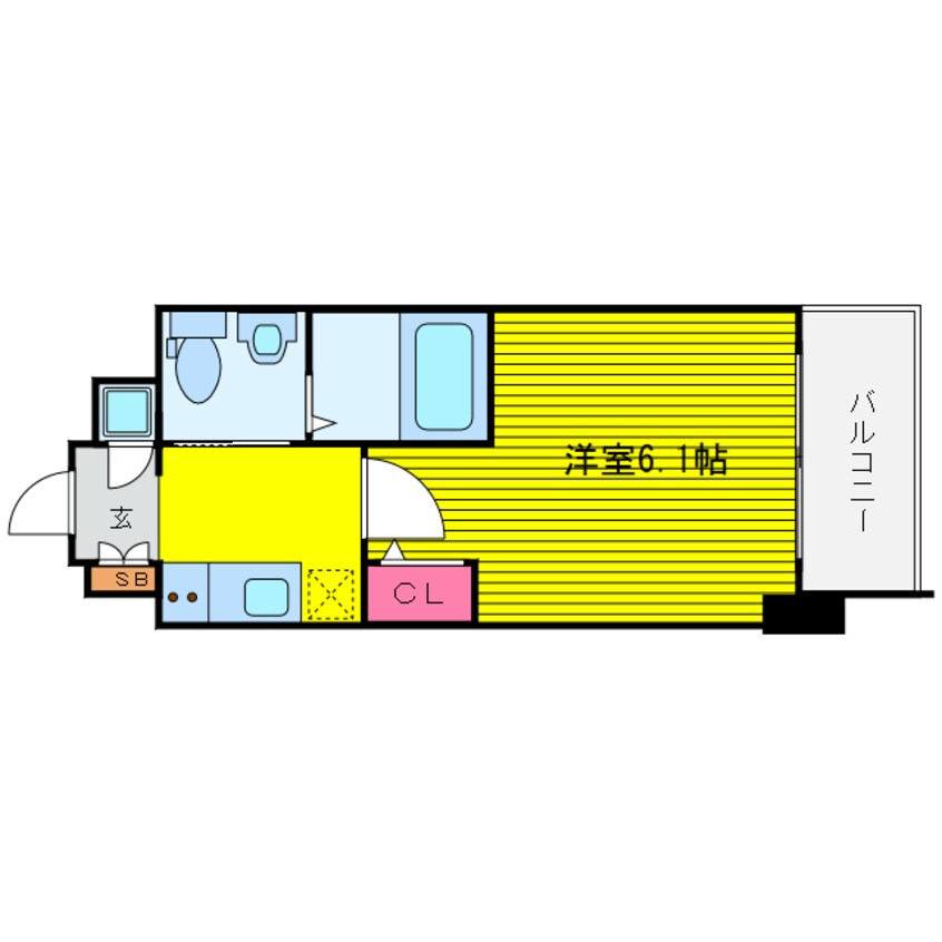 間取図 エスリード福島ＷＥＳＴ