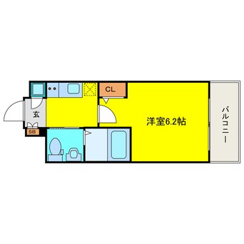 間取図 エスリード福島ＷＥＳＴ