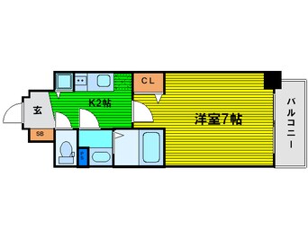 間取図 アドバンス西梅田グルーブ