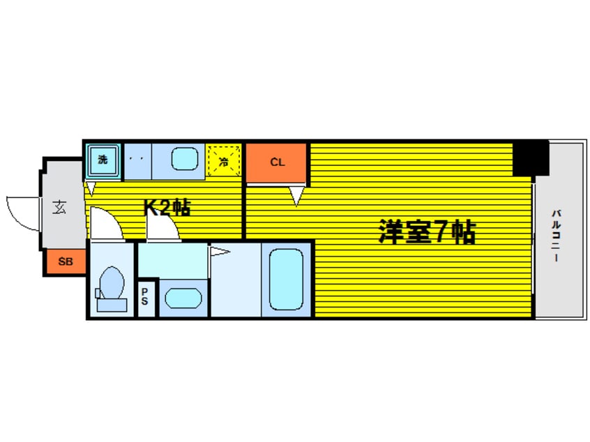 間取図 アドバンス西梅田グルーブ