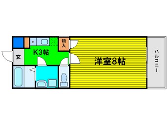 間取図 odessa北梅田