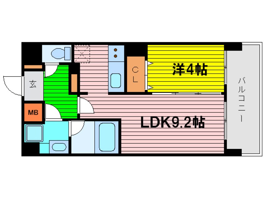 間取図 ランドセントラル梅田