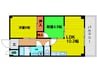 アーバ姫島公園 2LDKの間取り