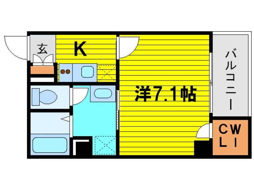 間取図 Ｃore天満橋