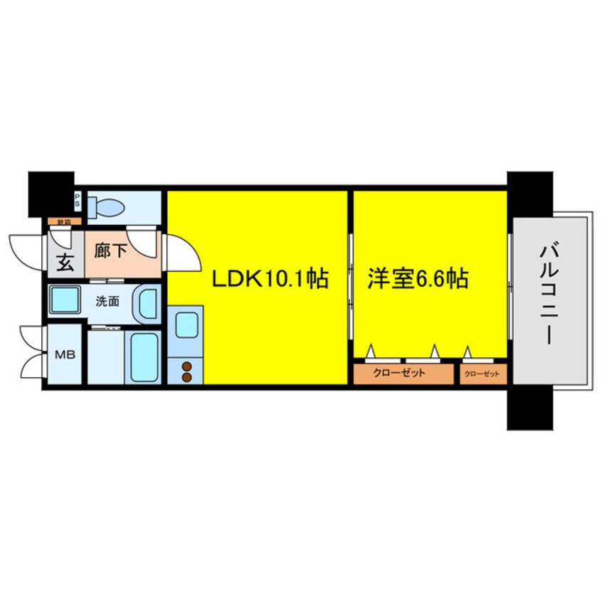 間取図 ベリー海老江