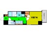 アーバネックス四ツ橋 1Kの間取り