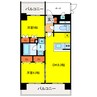エステムコート梅田・天神橋Ⅱグラシオ 2DKの間取り