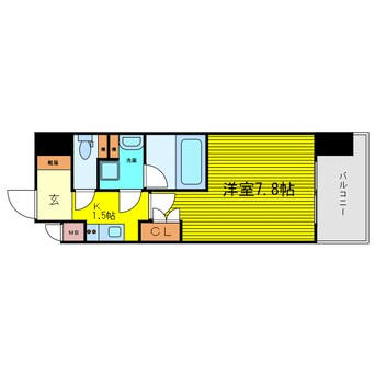 間取図 プール・トゥジュール梅田ウエスト