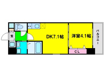 間取図 ドゥーエ立売堀