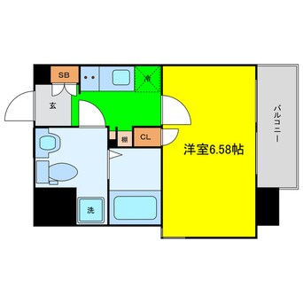 間取図 Grandi Utsubo Park