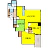 シティタワー大阪天満リバー＆パークス 3LDKの間取り