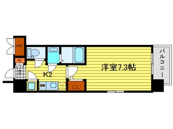 間取図 レジュールアッシュ福島CUEZ